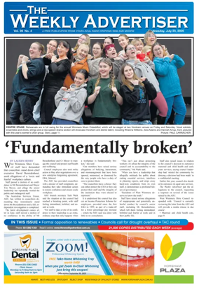 Cover of The Weekly Advertiser Horsham