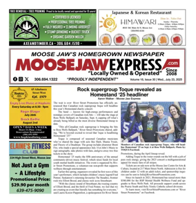 Cover of Moose Jaw Express.com