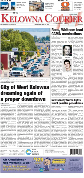 Cover of The Daily Courier