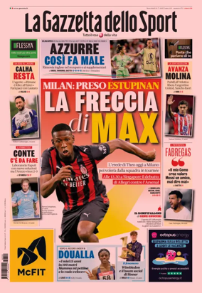 Cover of La Gazzetta dello Sport - Cagliari
