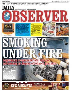 Cover of Daily Observer (Jamaica)