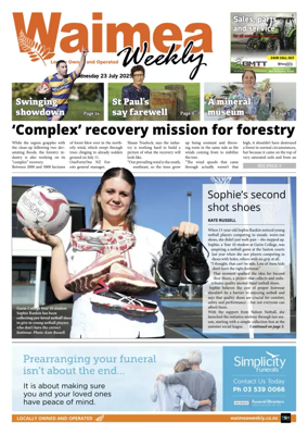 Cover of Waimea Weekly