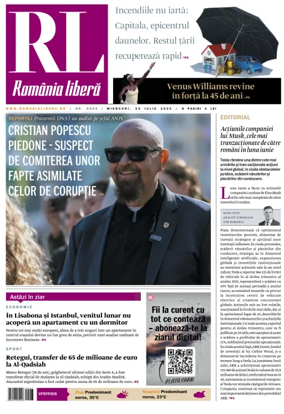 Cover of Romania Libera