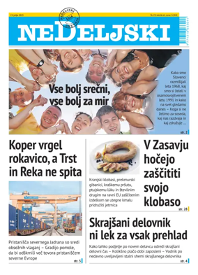 Cover of Nedeljski Dnevnik