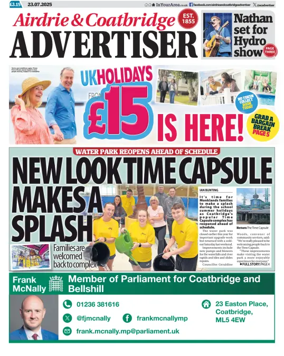 Cover of Airdrie & Coatbridge Advertiser