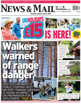 Cover of Aldershot News & Mail