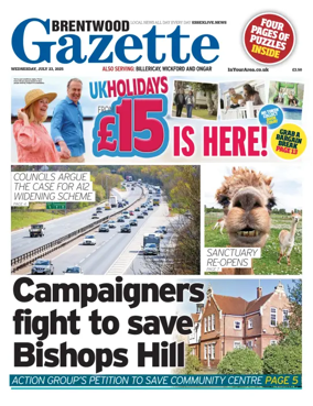 Cover of Brentwood Gazette