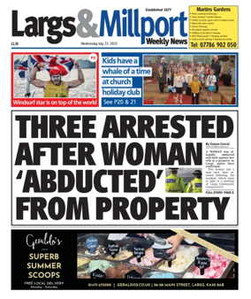 Cover of Largs & Millport Weekly News