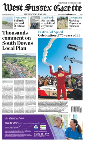 Cover of West Sussex Gazette