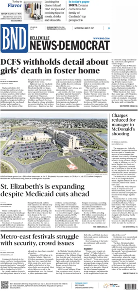 Cover of Belleville News-Democrat