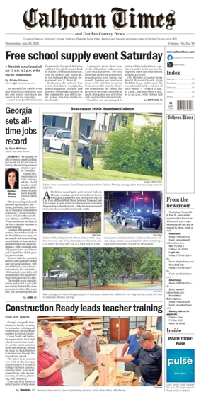 Cover of Calhoun Times