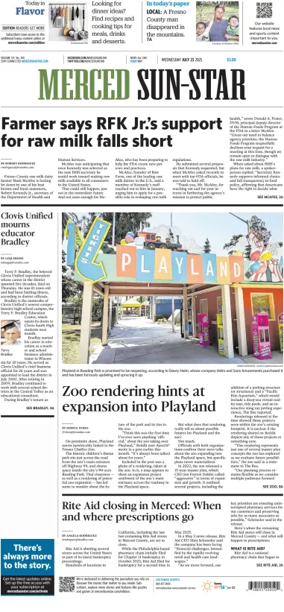 Cover of Merced Sun-Star