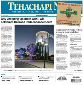 Cover of Tehachapi News