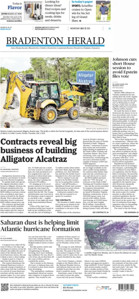 Cover of The Bradenton Herald
