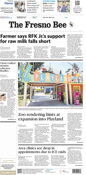 Cover of The Fresno Bee