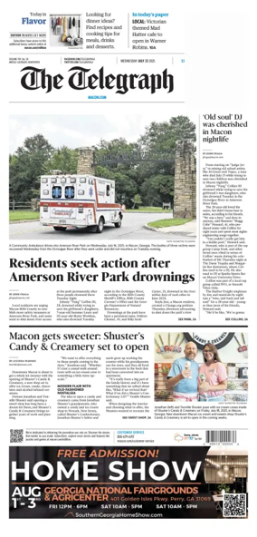 Cover of The Telegraph (Macon)