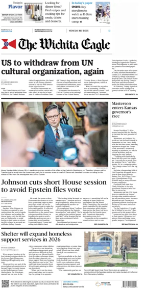 Cover of The Wichita Eagle