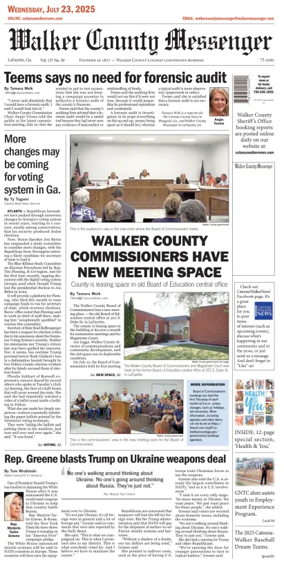 Cover of Walker County Messenger