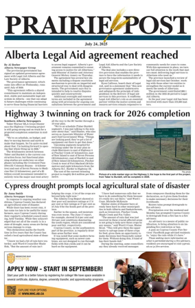 Cover of Prairie Post (East Edition)