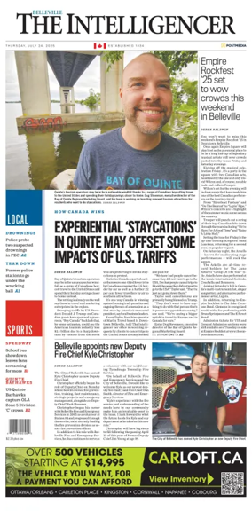 Cover of The Intelligencer (Belleville)