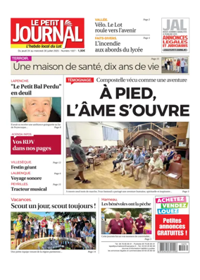 Cover of Le Petit Journal - L'hebdo local du Lot