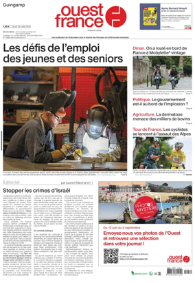 Cover of Ouest France (Guingamp)