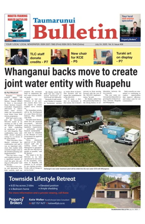 Cover of Taumarunui Bulletin