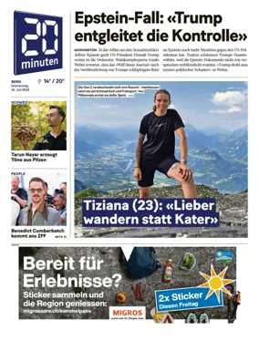 Cover of 20 Minuten - Bern