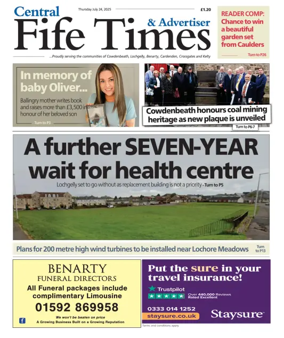 Cover of Central Fife Times