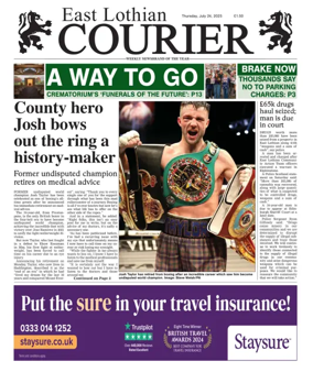Cover of East Lothian Courier