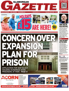 Cover of Glamorgan Gazette