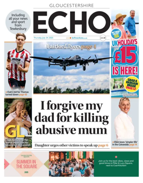 Cover of Gloucestershire Echo