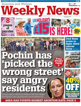 Cover of Runcorn & Widnes Weekly News