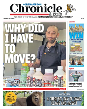 Cover of The Northampton Chronicle and Echo