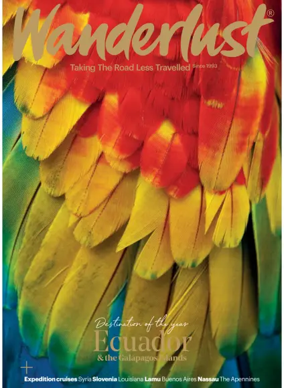 Cover of Wanderlust Travel Magazine (UK)