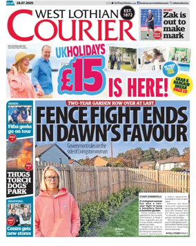 Cover of West Lothian Courier