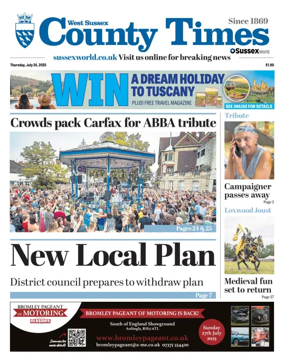 Cover of West Sussex County Times