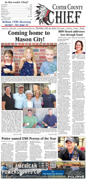 Cover of Custer County Chief