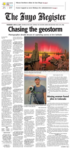 Cover of Inyo Register