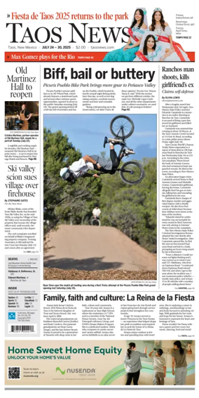 Cover of The Taos News