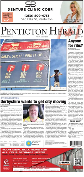 Cover of Penticton Herald