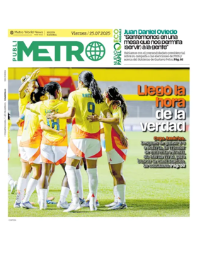 Cover of Publimetro Medellin