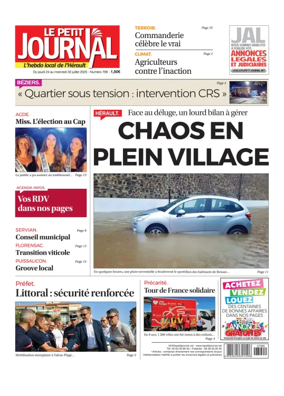 Cover of Le Petit Journal - L'hebdo local de l'Hérault