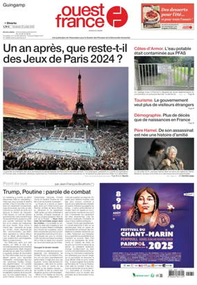 Cover of Ouest France (Guingamp)