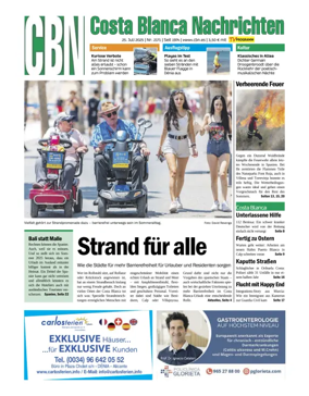 Cover of Costa Blanca Nachrichten