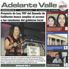 Cover of Adelante Valle
