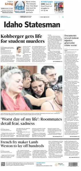 Cover of The Idaho Statesman