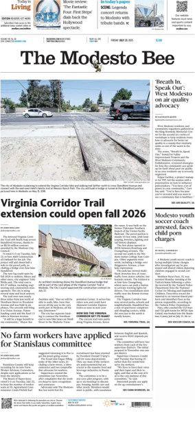 Cover of The Modesto Bee