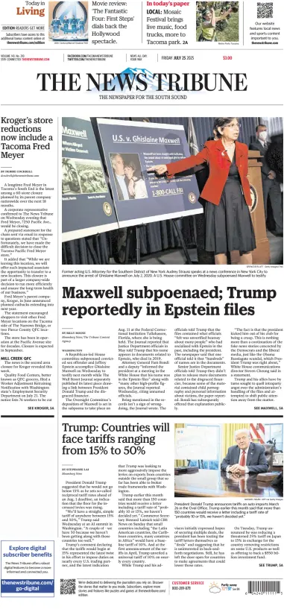 Cover of The News Tribune