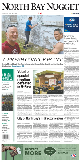 Cover of North Bay Nugget